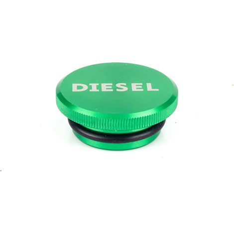 Pièces de modification compatibles avec les bouchons de réservoir de carburant DEF des Dodge Ram 13-18, bouchons d'huile en alliage d'aluminium, fournitures automobiles - alliage d'aluminium - vert (1/4)