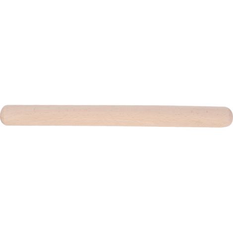 Rouleau à pâtisserie en bois massif pour la maison, idéal pour les gâteaux, les pizzas et autres pâtisseries. Ustensile de cuisine de 29 cm. (1/5)