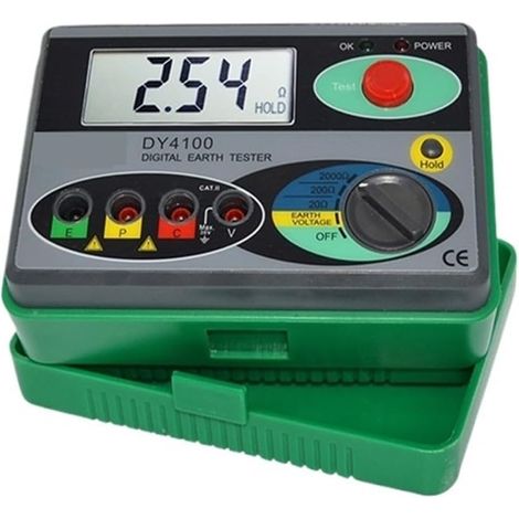 DY4100 Még-ohmmètre Numérique Mètres De Résistance À La Terre Testeur Câble Haute Tension Mètre Résistance À La Terre Isolation (1/5)