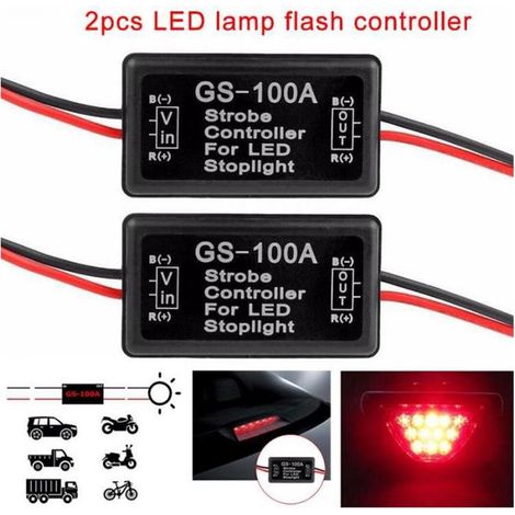 Controlador de luces traseras LED para coche 2pcs-Gs-100a (1/5)