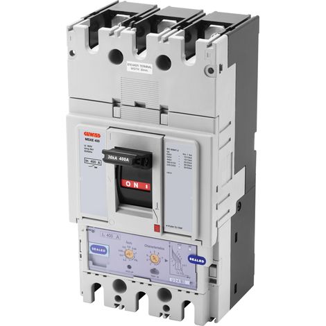 MSXE 400 3P 400A 36kA LSI Term.FC GEWISS GWD9371
