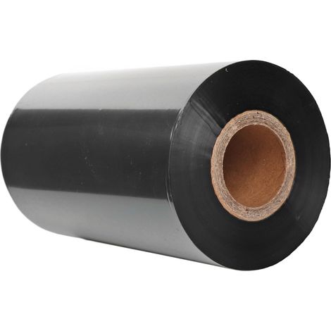 Ruban transfert thermique cire premium pour imprimante d'étiquettes adhésives 110mm x 300m rouleau résine (1/5)