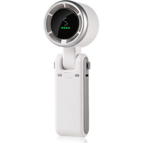 Ventilateur Portable - Refroidissement Semi-Conducteur - Fonction Glace - USB Rechargeable - Pour Extérieur Et Bureau - 1 Pièce