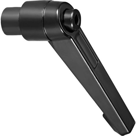 Spannhebelgriff – 1 Stück – Schwarze Zinklegierung – Schnellverstellung und 360°-Drehung – Für Drehmaschinen und Industriemaschinen – M8-Innengewinde (1/5)