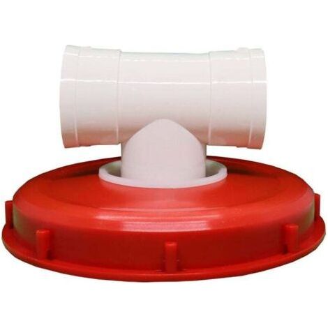 245mm IBC barrel lid, DN75 IBC gazebo lid with nylon filter, IBC rainwater tank lid fitting (red 245mm)