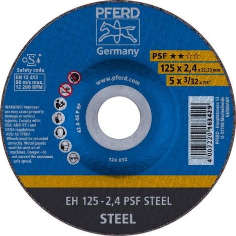 Disco de Corte PFERD EHT 115-2.4 A46 P PSF