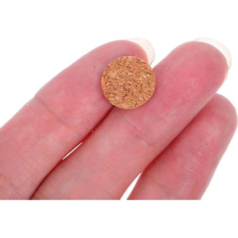 Lot de 500 coussinets en liège auto-adhésifs pour chaises de salle à manger et armoires 10 mm de diamètre x 1 mm d'épaisseur (1/5)