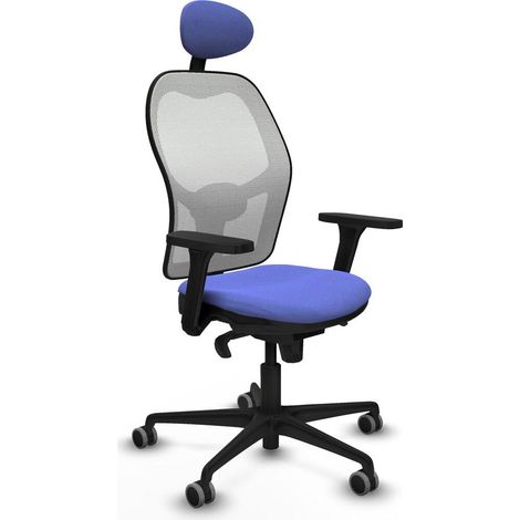 piqueras-y-crespo Silla Ergonómica Azul Claro de Oficina (1/3)
