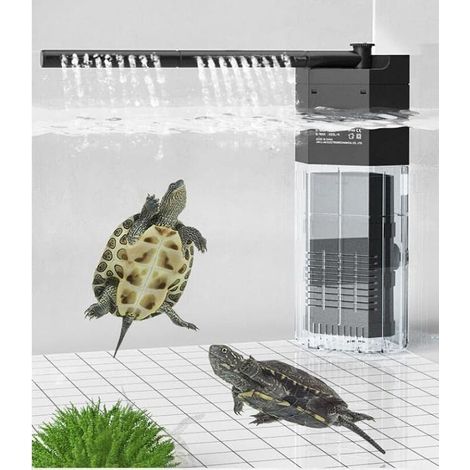 Filtre à 3 étages intégré pour Aquarium de réservoir de Poissons Multifonction Silencieux avec Pompe à Eau (1/5)