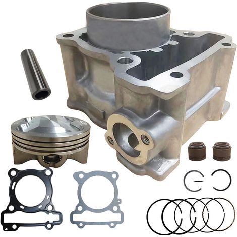 Motorcycle cylinder assembly compatible with Yamaha NMAX155 TRICITY R15, 63 mm bore. (1/4)