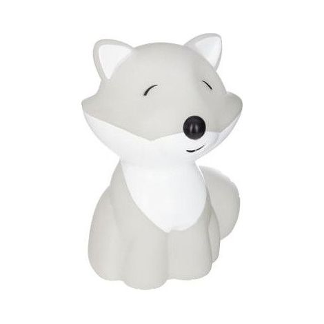 Atmosphera – Veilleuse renard 14,5 cm – Alimentation 3 piles AG13 – Diffusion douce lueur bleue – Ambiance apaisante chambre enfant