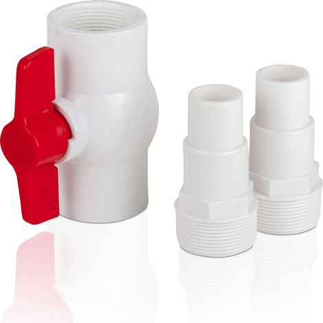 Gre AR512 - Vanne d'ouverture avec 2 connecteurs filetés. Compatible avec des diamètres de 32 à 38 mm. [Classe énergétique A] (1/3)