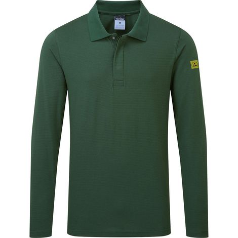 Polo Manches Courtes Esd - Taille Xxxl - Vert Forêt - Portwest