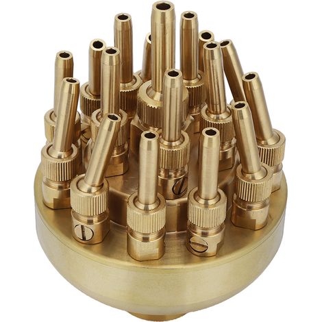 Buse de fontaine réglable à 3 niveaux DN25 de 1 pouce pour la décoration des bassins et aménagements aquatiques de jardin. (1/5)
