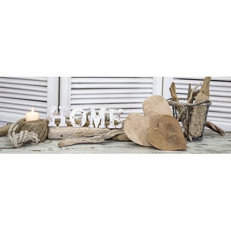 Tableau sur toile home boisée 30x97 cm - Impression sur Toile Murale Décorative - Image imprimée en HD sur Toile - Toile sur Châssis en Bois FSC - Fabriqué en France (1/5)