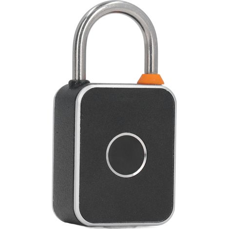 Cadenas à empreinte digitale étanche, antirouille, rechargeable avec indicateur LED, idéal pour les casiers de salle de sport et les portails. (1/5)