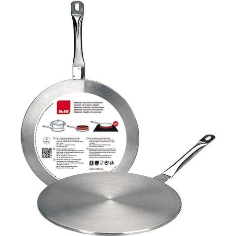 Ibili Induktions-Vitrokera­mik-Adapter Inox 28 cm