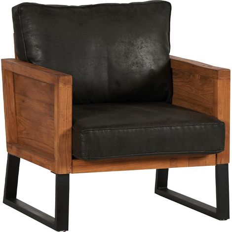 Fauteuil teck massif Dunmore Casita DUNFA1GOBGRI (1/3)