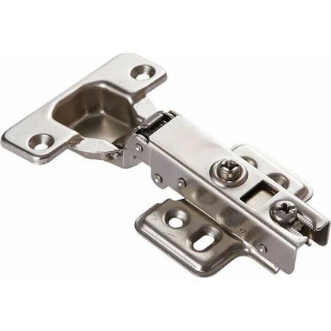 Soft Fermer Porte armoire Charnières 8 pcs 110 degrés Acier Cuisine Armoire Armoire Armoire Charnière de la porte Slow Shut Clip-On Slight Plaque 35mm pour armoire de cuisine Armoire Armoire Porte-arm (1/5)