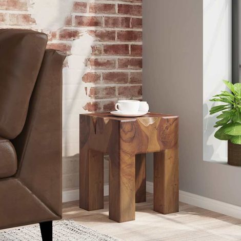 vidaXL Tabouret Bois de teck massif (1/5)