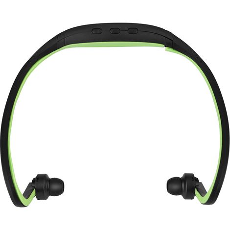 Écouteurs Sport Sans Fil Bluetooth 4.1 avec Micro et Slot pour Carte TF, Vert (1/5)