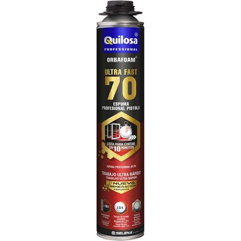 QUILOSA orbafoam pu ultrafast 70 azul 48769 quilosa , Orbafoam Ultrafast Pis Spptfr Amarillo A 48769 de la marca Quilosa. (1/6)