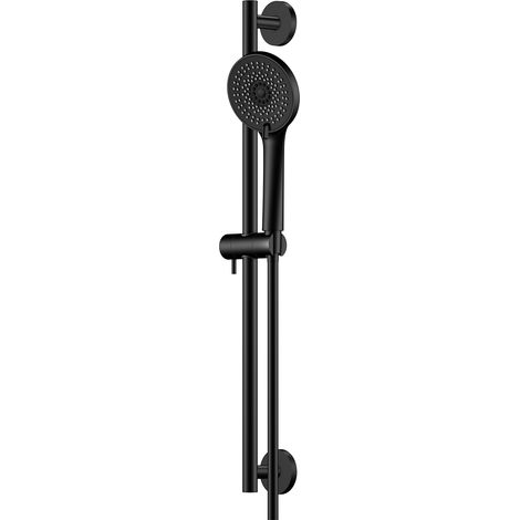 Steinberg 340 - Brausegarnitur: Handbrause, Stange und Schlauch, 3 Strahlarten, matt schwarz 340 1601 S (1/5)
