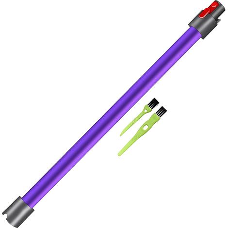 Tube Télescopique Tige Rigide Rallonge compatible pour Dyson V11 V10 V15 V8 V7 Longueur 73 CM Tube À Dégagement Rapide - Violet (1/5)