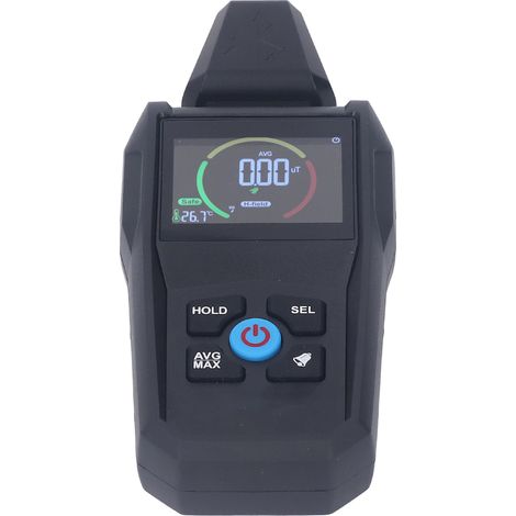 Détecteur de champ électromagnétique haute précision avec alarme sonore et lumineuse, écran LCD rétroéclairé, mesureur EMF portatif pour contrôle de rayonnement. (1/5)