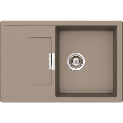 Schock Einbauspüle Cristadur Mono D-100 A Green Line Twilight TWI Exzenterbedienung (1/3)
