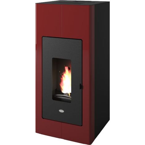 Poêle à granulés hydro - PUNTO FUOCO Ilaria 16.3 kW Rouge (1/2)