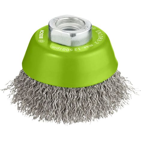 Bosch Brushing PRO Stainless Steel clean Cup Brush 65 x 0.3 mm Thread 2608622061