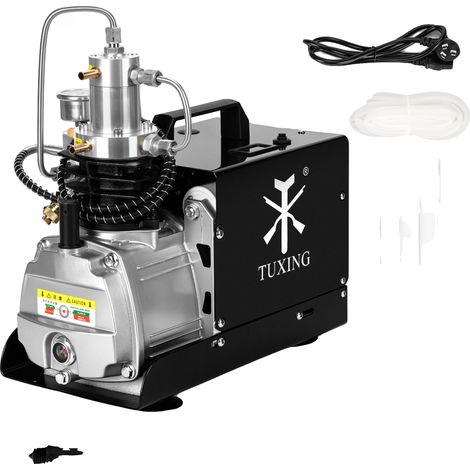 Compresseur haute pression, pression maximale de 300 bars, tension de 220V, alimenté électriquement, structure de pompe de surpression, certifié CE (1/5)