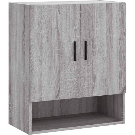 Maison Exclusive - Armadietto a Muro Grigio Sonoma 60x31x70cm in Legno Multistrato (1/5)