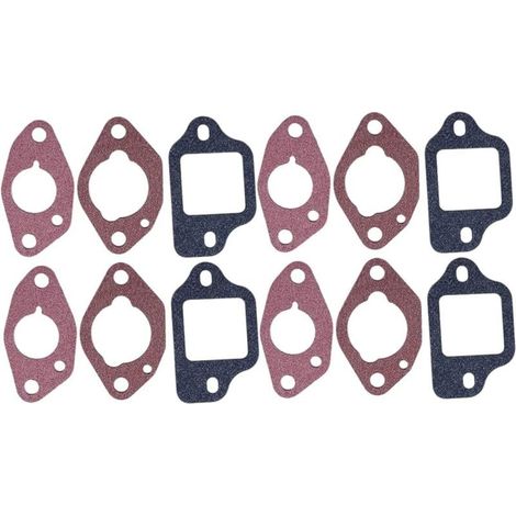 Kit de diaphragmes pour carburateur compatible avec moteurs Honda GCV160, GCV135, GCV190, GSV190 – 12 pièces