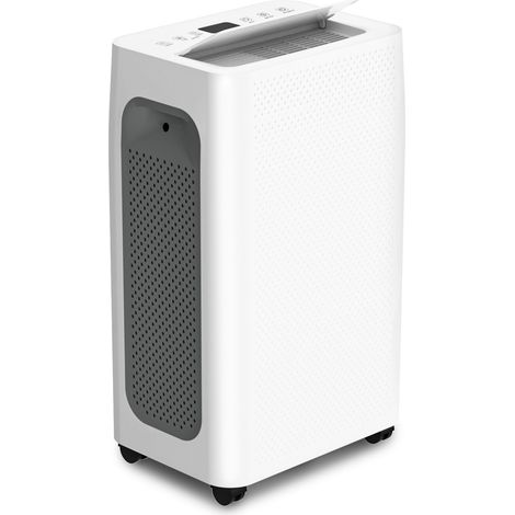 SWANEW Deumidificatore 26L/giorno, deumidificatore elettrico silenzioso con serbatoio da 4500 ml, deumidificazione continua, timer telecomandato, 24 ore, deumidificazione di ambienti fino a 20 m²/30 m (1/5)