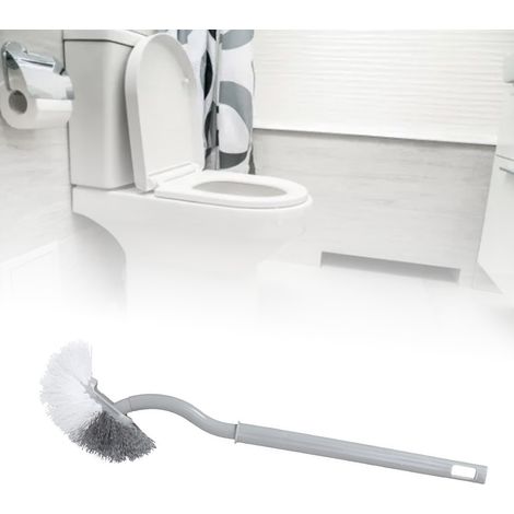 [Balayette WC] Balayette WC S Design Économe Espace Multifonctionnelle Filtre Gris de Salle de Bain Maison (1/5)