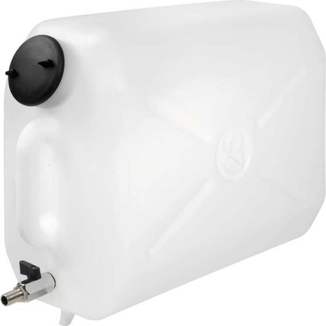 Tanica In Plastica, Con Rubinetto In Metallo - 25 L (1/4)