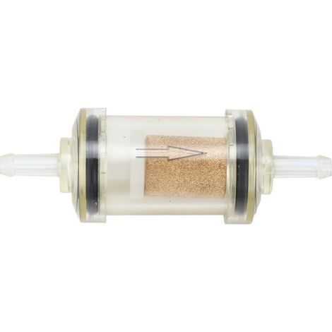 Ortviai Filtre à Carburant pour Moto – Verre Résistant à la Chaleur, Cœur en Cuivre, Diamètre 6/8 mm