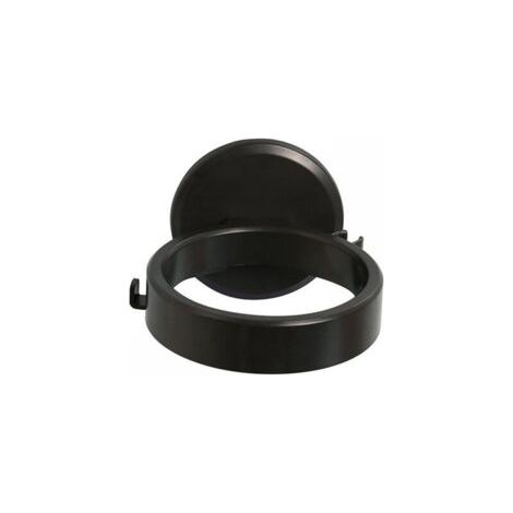 1 support de sèche-cheveux noir, support de sèche-cheveux mural, support de sèche-cheveux sans perçage, support de sèche-cheveux auto-adhésif (1/5)