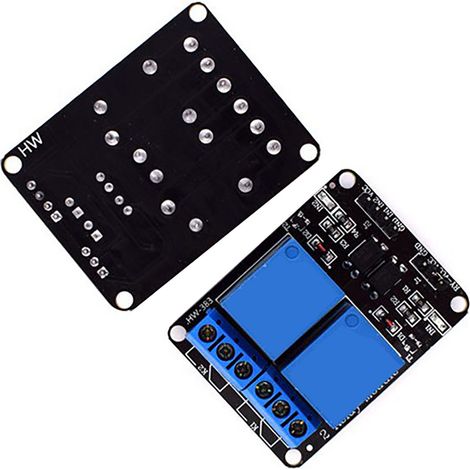 Module de relais à 2 canaux, extension de Protection optocoupleur, accessoires de carte de développement SCM 12V (1/5)
