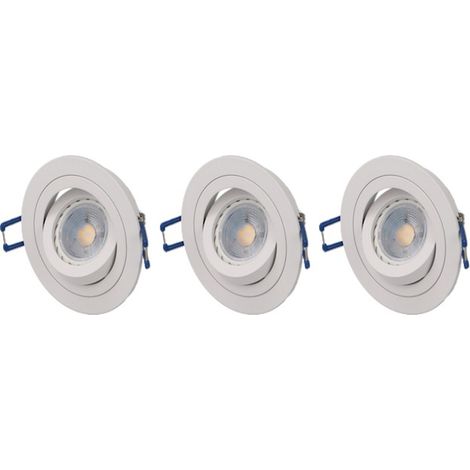 Lot spot orientable blanc 3000K