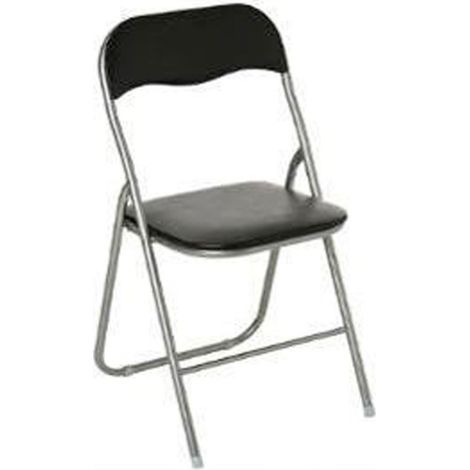 Chaise Pliante "Basic" 79cm Noir
