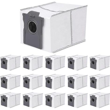 16 Pack Dust Bags de remplacement pour X30/X30 Ultra/X40 Ultra /S30/S10/L10s Pro Ultra Robot Aspirateur Clea (1/5)