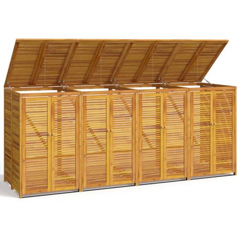 Maison Exclusive - Mülltonnenbox für 4 Tonnen 280x89x117 cm Massi