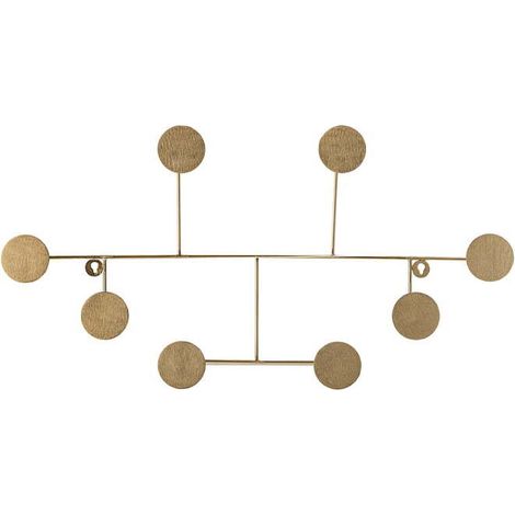 [GEBRAUCHT] B-Ware Bloomingville Fia Wandgarderobe Garderobe Kleiderständer Wand-Garderobe messing (1/2)
