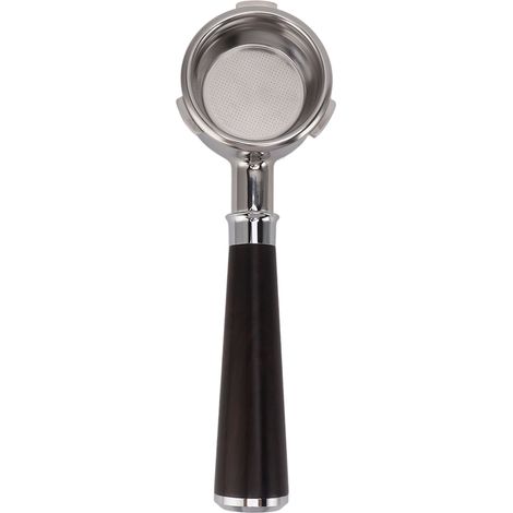 Portafilter Sans Panier 58mm 3 Bras Manche Bois Massif pour Machine Café Barsetto Style A Santalwood (1/4)