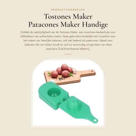 Dailygoody - Appareil à tostones - Appareil à patacones - Gadget de cuisine pratique (1/5)