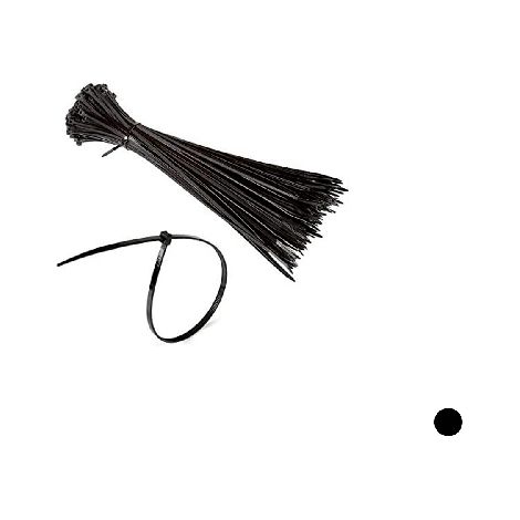 100 PZ FASCETTE DI CABLAGGIO IN NYLON- Neutra 2,5 x 200 mm- DH- pezzi 1