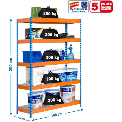 Simonrack Bricoforte 1004-5 Metallregal für schwere Lasten